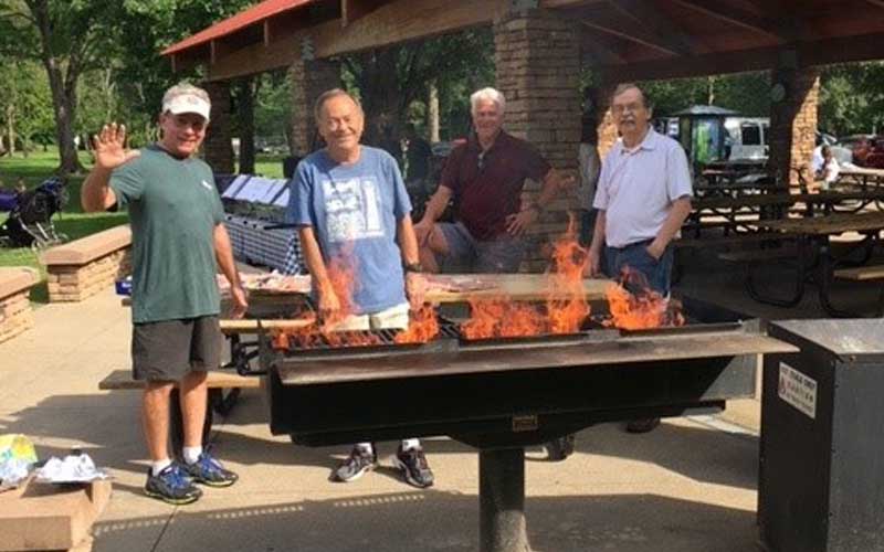 Memorial Day Weekend Retreat cookout